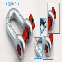 G210 U. S Type Hot Dipped/Galvanized Screw Pin Anchor Shackle;